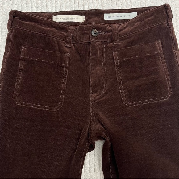 Anthropologie Pants - Anthropologie Brown High-Rise Skinny Corduroy Pants